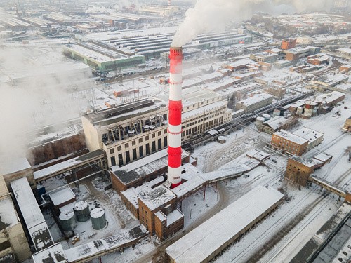Миссия невыполнима или успеть докрасить трубу Новосибирской ТЭЦ-2 в сибирские морозы
