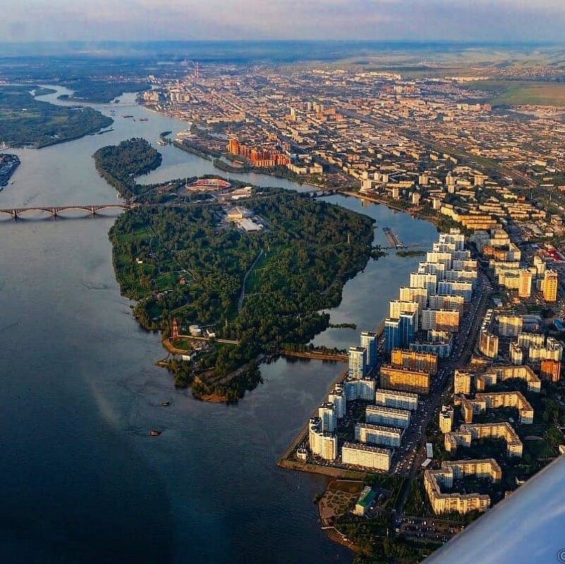 Фото красноярска с высоты