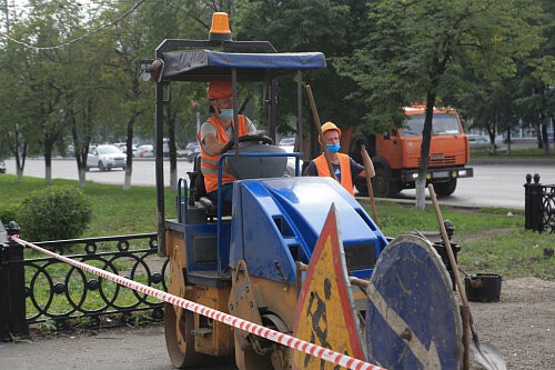 СГК наводит порядок на улицах Новокузнецка