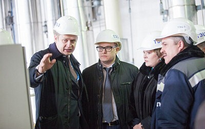 Участники КЭФ посетили Красноярскую ТЭЦ-3