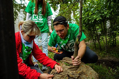 Весенний марафон проекта «Зеленая дружина». Фоторепортаж