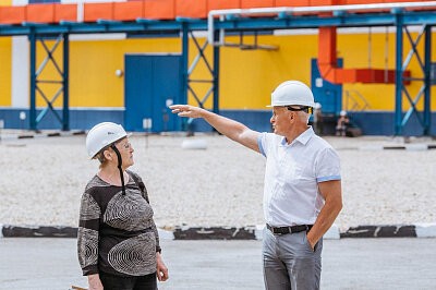 Пленэр на газотурбинной электростанции «Новокузнецкая»