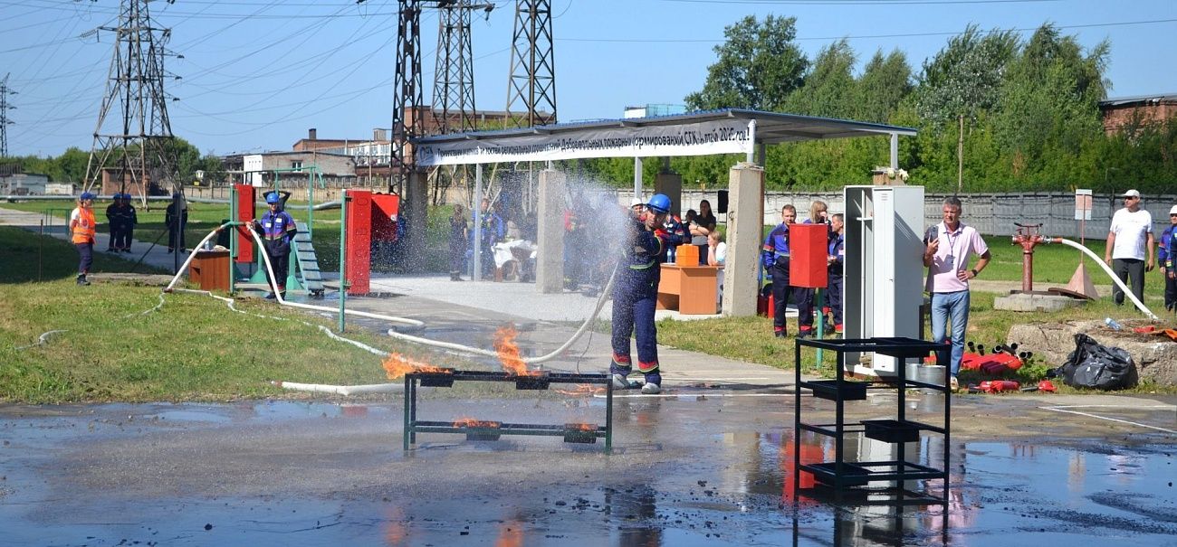 Энергетики алтайских предприятий СГК определили лучшие добровольные пожарные формирования 