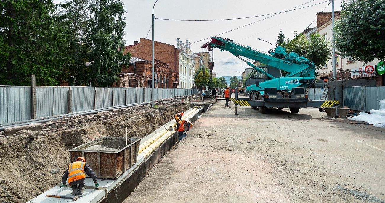 Большой ремонт на Кирова: СГК обновляет ключевую теплосеть в центре Красноярска