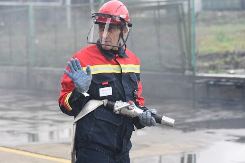Соревнования добровольных пожарных формирований на Кемеровской ГРЭС 