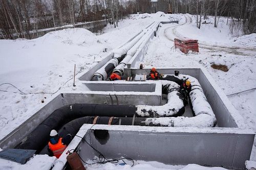 СГК построила 20 км теплосетей для новых домов в Новосибирске