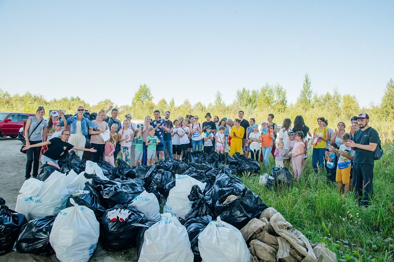 236 мешков мусора собрали участники «Эковечеринки» в Новосибирске