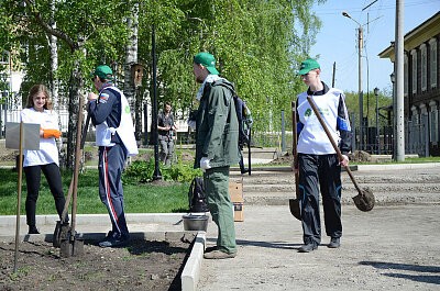 Экомарафон Зеленой дружины и Сибирской генерирующей компании в Красноярске