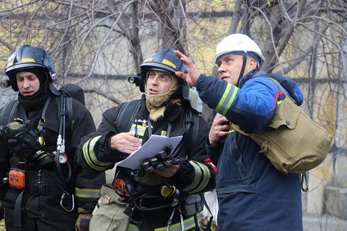 100 человек ликвидировали «пожар» на Ново-Кемеровской ТЭЦ