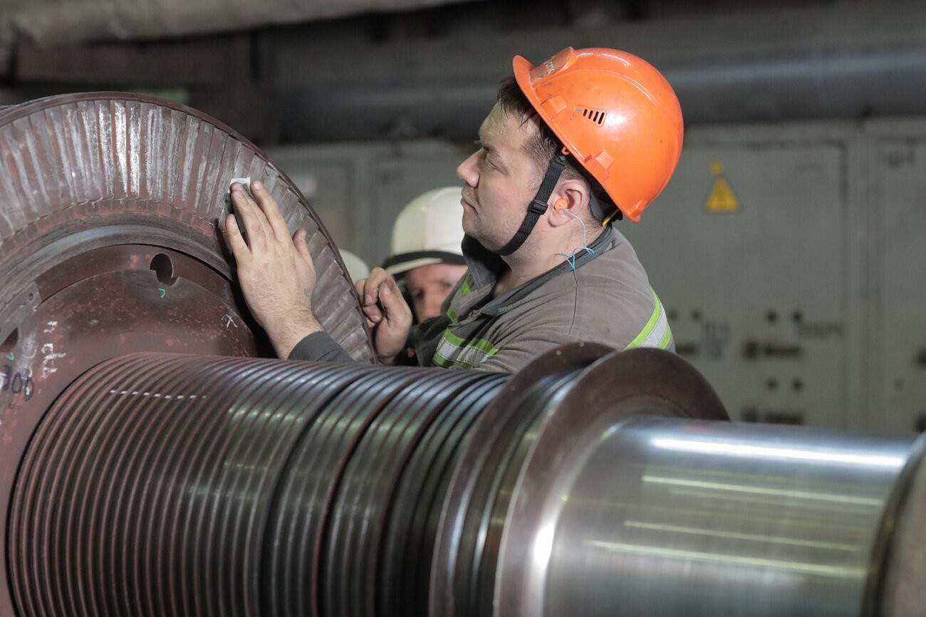 В Инской на балансировку. Как проходит капитальный ремонт турбоагрегата №9 Ново-Кемеровской ТЭЦ 