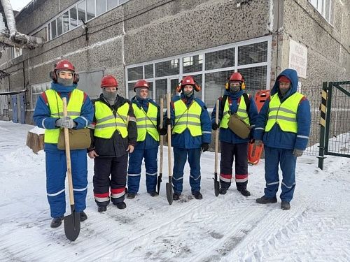 Мороз — тренировке не помеха: на Ново-Кемеровской ТЭЦ провели учения по ликвидации разлива мазута