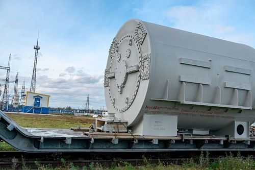 На Абаканскую ТЭЦ доставлен статор для новой турбины