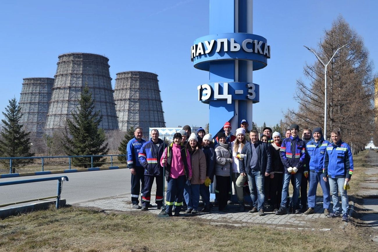 Не оставили и пылинки: дружный коллектив навёл порядок на территории Барнаульской ТЭЦ-3