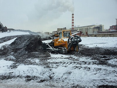 Новый мощный помощник для угольного склада Новосибирской ТЭЦ-3