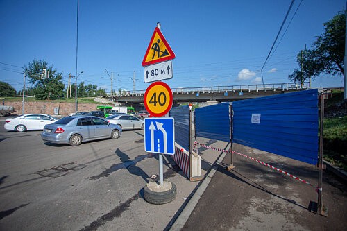 Дороги, где меняют трубы в Свердловском районе Красноярска, будут шире