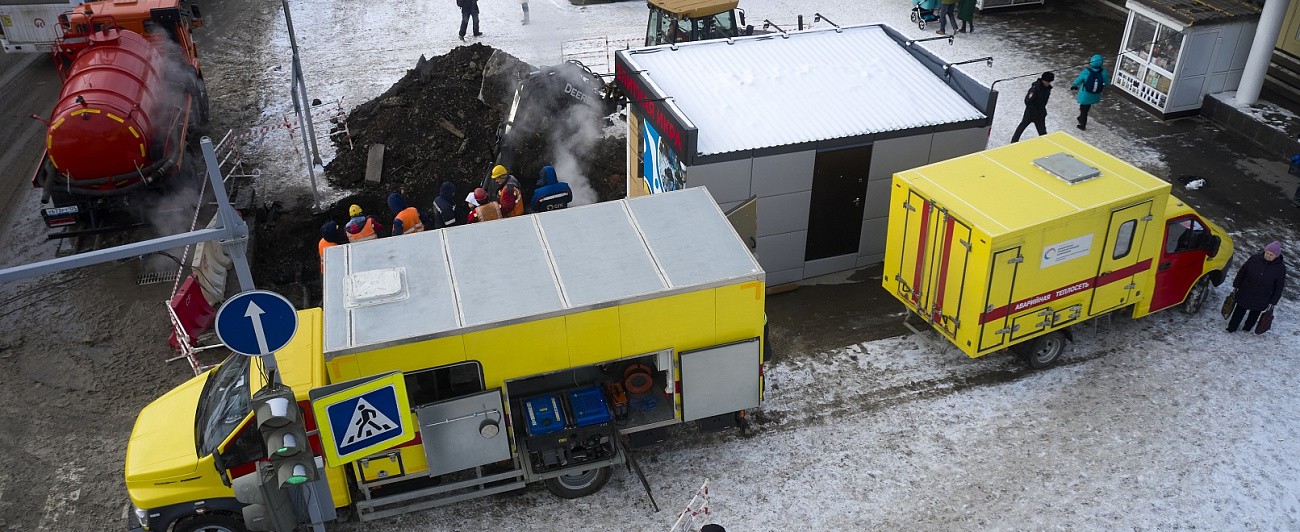 Скорая помощь для теплосетей: в Красноярске пополнился автопарк спецтехники СГК