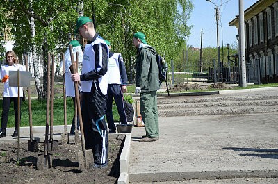 Экомарафон Зеленой дружины и Сибирской генерирующей компании в Красноярске