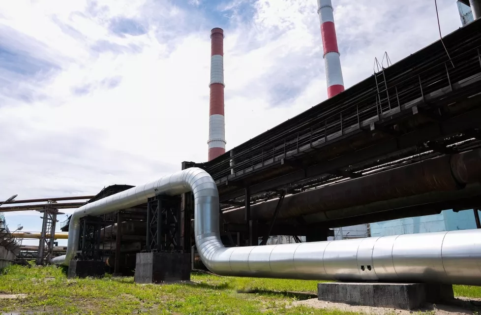 На Новосибирской ТЭЦ-5 установлены новые сетевые трубопроводы