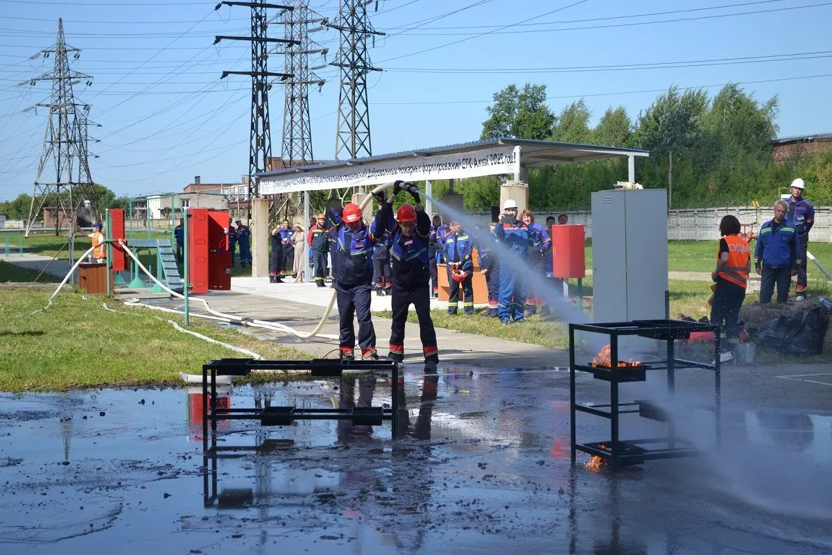 Как в Алтайском крае прошли соревнования добровольных пожарных формирований СГК (июль 2025 года). Фоторепортаж