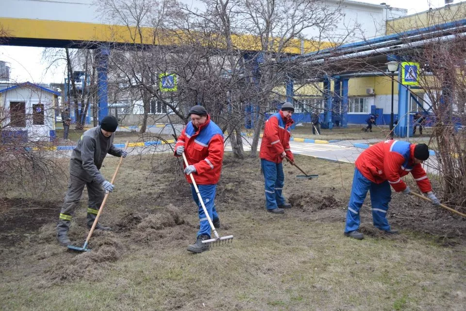 Под музыку и с хорошим настроением: на Барнаульской ТЭЦ-3 состоялся традиционный апрельский субботник